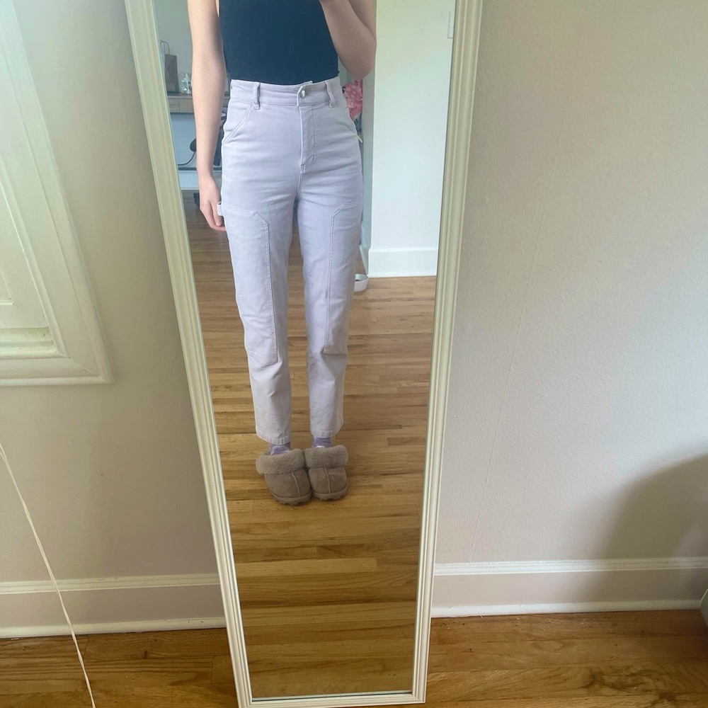 Aritzia Brennan Pant, light purple, size 0